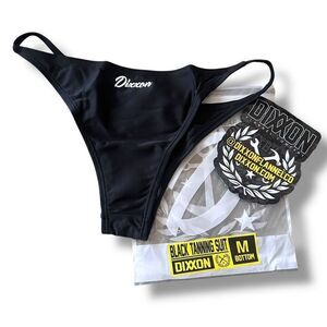 DIXXON Flannel Company NWT Black Bikini Bottoms Tanning Suit